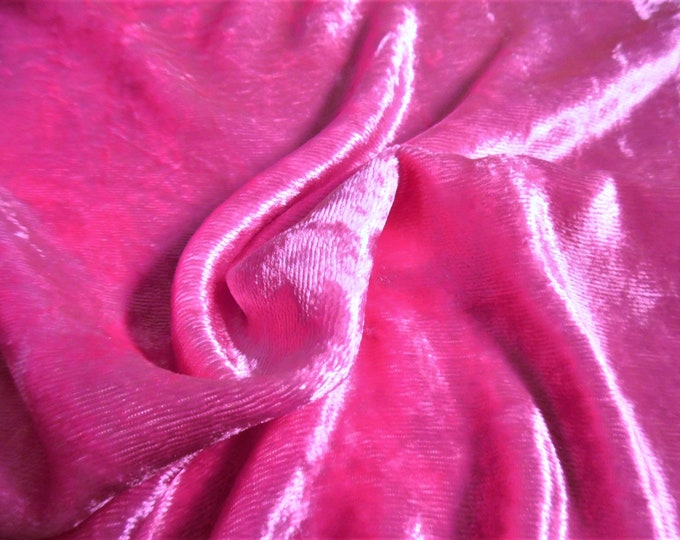 Silk Velvet~Crushed~Rose Pink~9"x22"~Great 4 All dolls!~Flapper