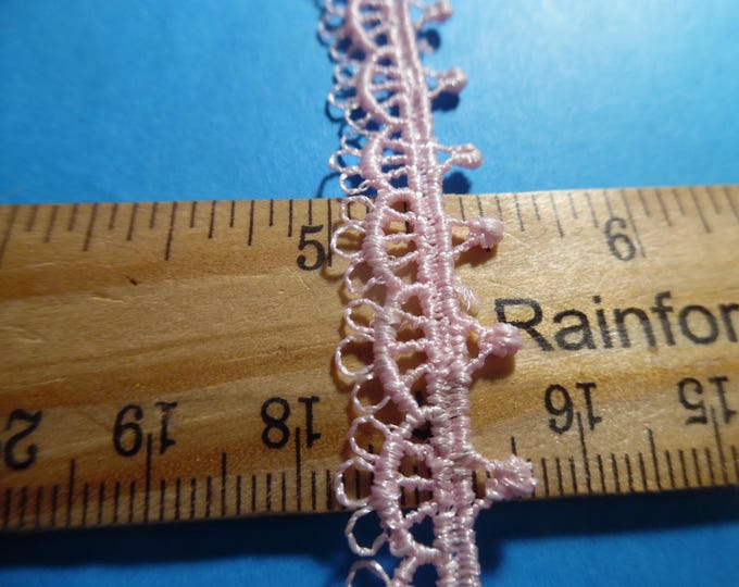 NEW SHIPMENT! Pink Venise Lace~1/2"~Delicate Doll Trim~BTY