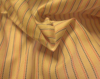 BASEMENT BARGAIN! 100% Cotton Pique~Pin Stripes~Pink/Blue on White~18"x31"