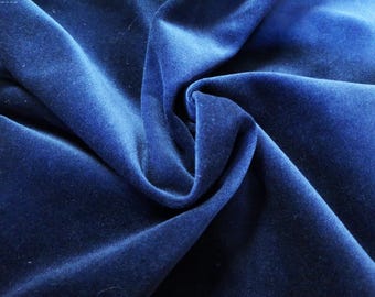 Light Weight Cotton Velveteen~Navy Blue~18"x28"