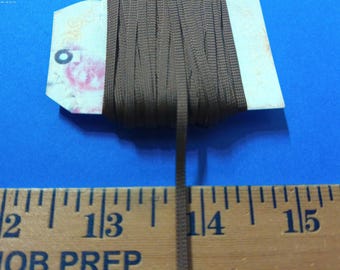 Lancet~Pull~Gathering Braid~Dark Brown~100% Rayon~15Yards~Make Your Own Trim!