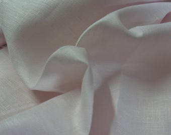 NEW~Handkercheif Linen~Soft Pink~Beautiful Sheen~12"x30"