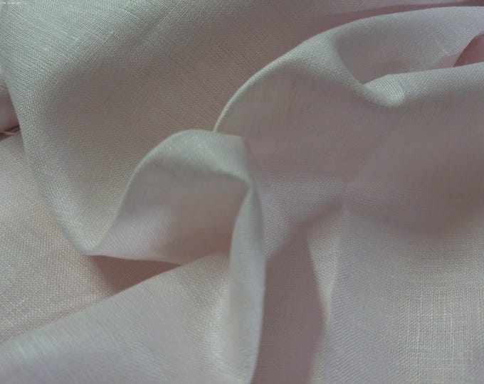 NEW~Handkercheif Linen~Soft Pink~Beautiful Sheen~12"x30"