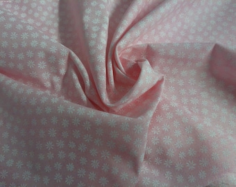 Vintage Cotton Calico~Micro Floral on Pink Cloud Background~12"x45