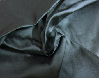 100% Silk Dupioni~Dark Slate Blue~9"x27"~Doll Fabric