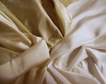 STASH BUILDER~Silk Dupioni in Three Neutral Colors~1/3 YD Total