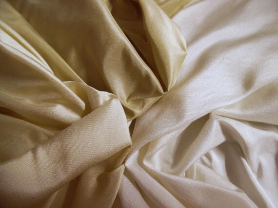 STASH BUILDER~Silk Dupioni in Three Neutral Colors~1/3 YD Total