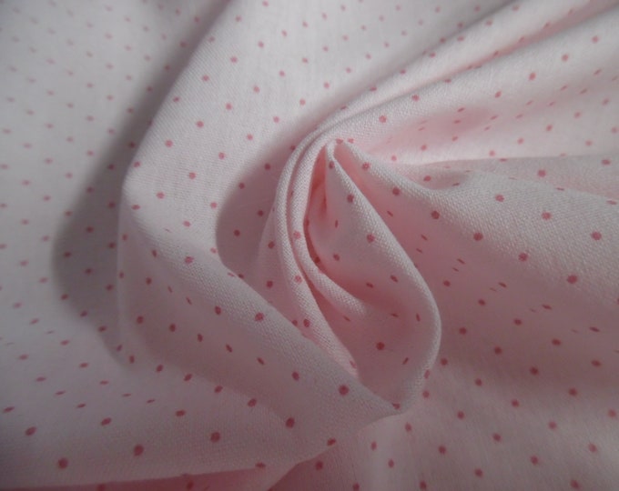 Light Weight Cotton~Micro Pin Dots~Shades of Pink~Lt.Weight~18"x30"~Doll Fabric