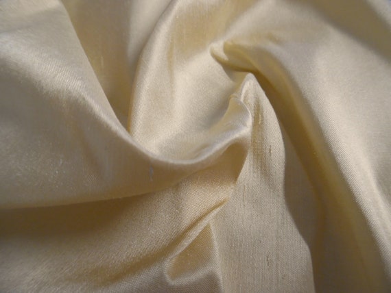 100% Silk Dupioni~Muted Yellow~9"x27"~Doll Fabric