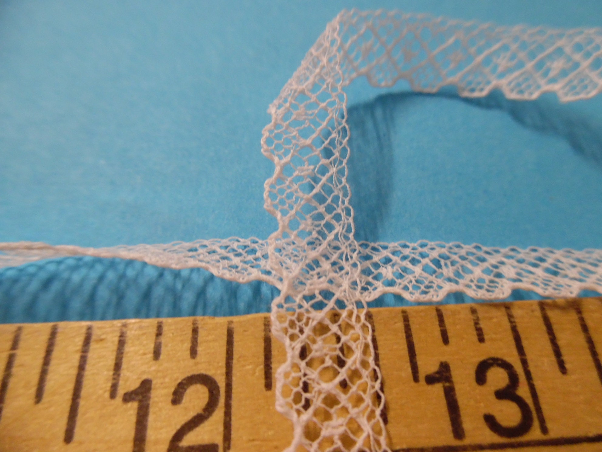 French Val LaceWhiteCotton3/8Capital ImportsBY THE YARDDoll lace