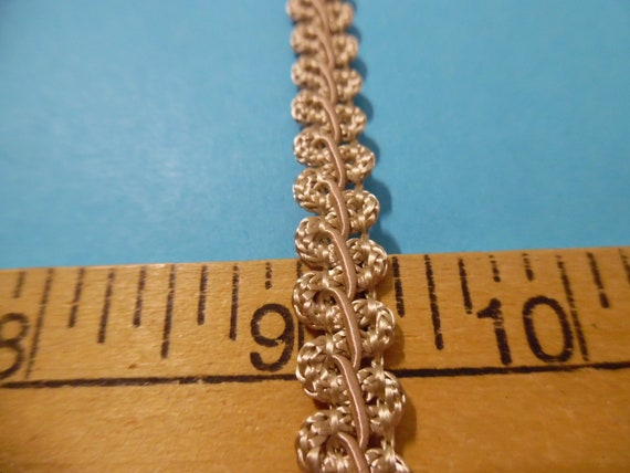 Old Stock Fancy Gimp Braid~Bisque~100% Rayon~3/8"~BY THE YARD