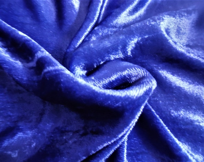 Silk Velvet~Crushed Sapphire Blue~9"x22"~Great 4 All dolls!~Flapper