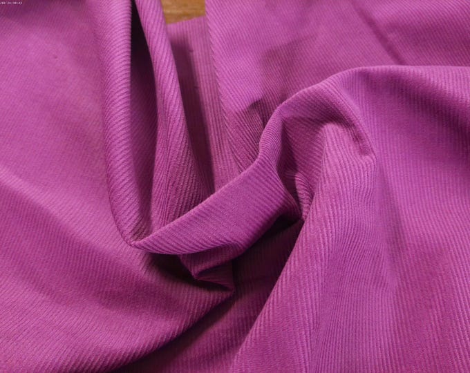 100% Cotton Featherwale Cord~Violet Pink~18"x29"~Light Weight Doll Fabric~Miniatures