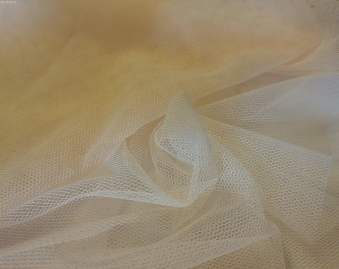 BASEMENT BARGAIN! Soft Nylon Netting~Peach Blush~12"x54"