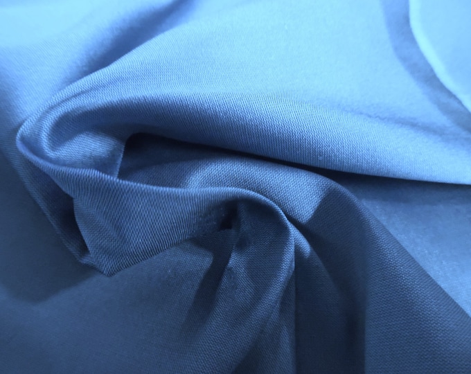 Silk Blend Taffeta~French Blue~18"x27"~Vintage & Modern Dolls