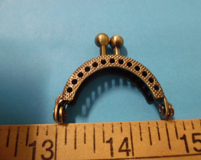 DIY Doll Purse/Sachel~Clasp/Finding~Antique Bronze~4CM x 4CM