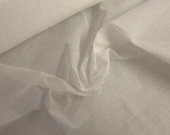 WINTER SPECIAL! 100% Cotton Organdy~Champagne~STIFF Hand~Semi Sheer~1 Yd x 45"~Dolls