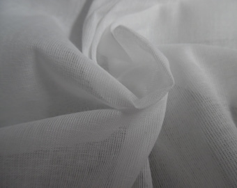 1800's Reproduction Fabric~Sheer Cotton Muslin "Mull"~White~18"x30"~Great for Dolly's Unmentionables~Heirloom Sewing