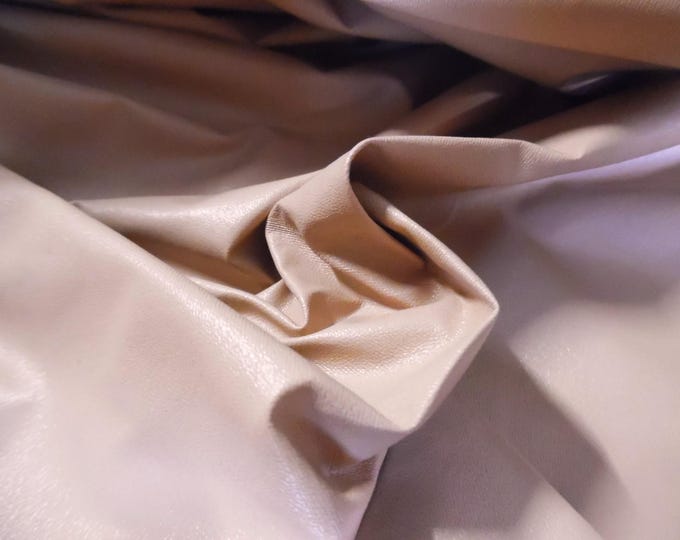 Faux Leather (Pleather)~Dusty Pink~12"x19"~Thin/Soft/Stretchy~Doll Purses, Belts, and Shoes
