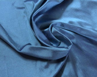 High End 100% Silk Dupioni~Cadet Blue~9"x27"~Doll Fabric