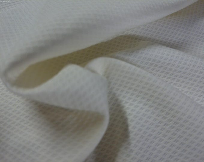 Cotton Pique Suiting~Ivory~12"x30"~Medium Weight