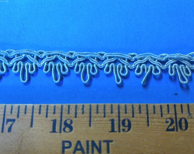 Fancy Gimp Braid~Rayon~Light Sage~5/8"~BTY~Doll Trim!