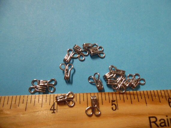 Small Hooks ONLY! Doll Clothing~Nickle~Size 00~15 Pieces