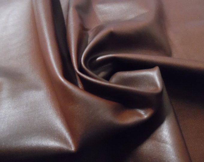 Faux Leather (Pleather)~ Brown~16"x18"~Thin/Soft/Stretchy~Doll Purses, Belts, and Shoes