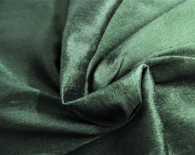 Silk Faille~Suiting Weight~Dark Hunter Green~12"x27"~Doll Fabric