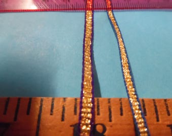 Vintage 1950's Ribbon Braid Bundle~Glitzy~Two Color Combos~8 Yards~1/8"wide