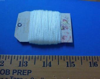 Lancet~Pull~Gathering Braid~White~15Yards~Make Your Own Trim!