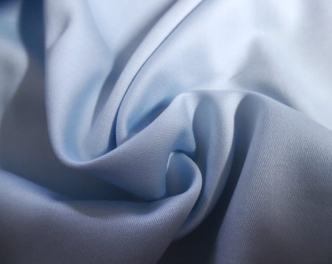 LAST! Cotton Sateen~Ice Blue~12"x29"~Doll Fabric