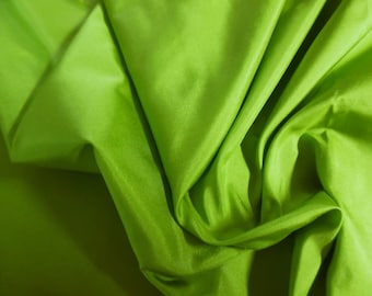 Silk Tissue Taffeta~Spring Green~9"x22"~Great for Miniatures