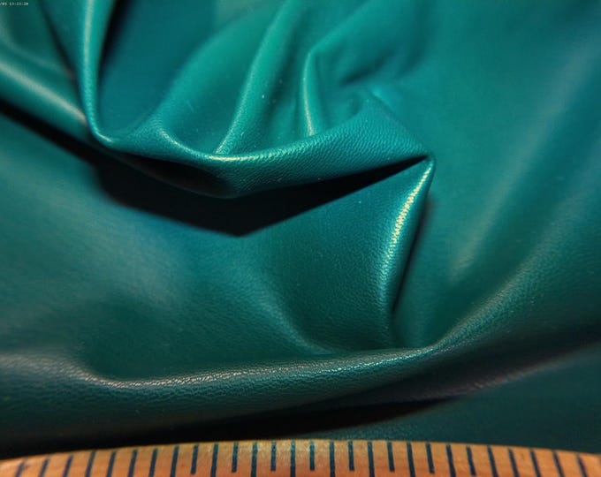 Faux Leather (Pleather)~Dark Hunter Green~12"x18"~Thin/Soft~Doll Purses, Belts, and Shoes