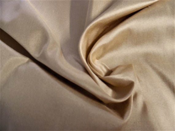 High End Silk Taffeta~Dark Honey~9"x29"~Doll Fabric~Very Light Weight