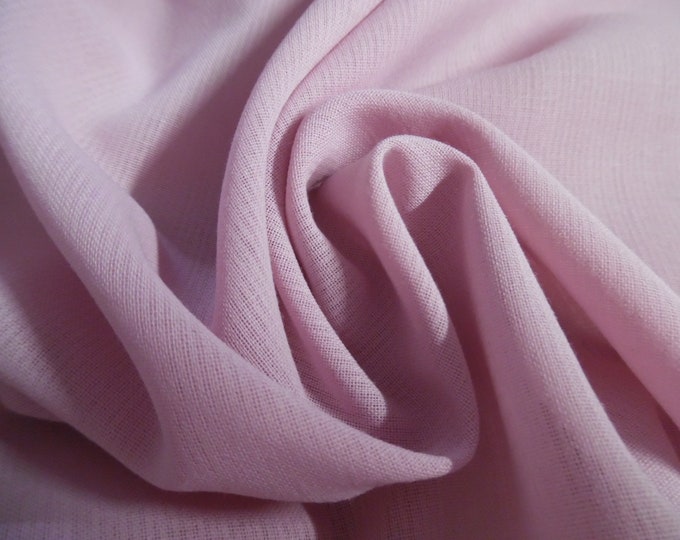 Wool Blend Novelty Weave Voile~Dusty Pink~12"x30"~Semi Sheer~Doll Fabric