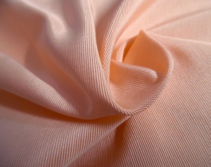 LAST PIECE! Vintage Rayon Faille~Peach~19"x54"~IMPERFECT!