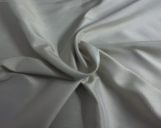 Silk Dupioni Taffeta~Oyster White~9"x27"~Doll Fabric~Very Light Weight