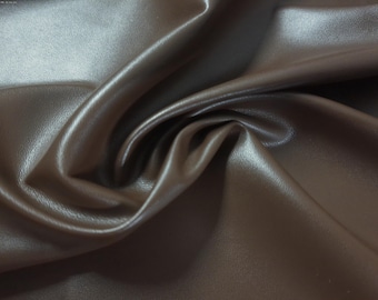 Faux Leather (Pleather)~Seal Brown~14"x18"~Doll Purses, Belts, and Shoes
