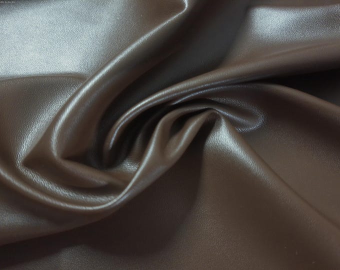 Faux Leather (Pleather)~Seal Brown~14"x18"~Doll Purses, Belts, and Shoes