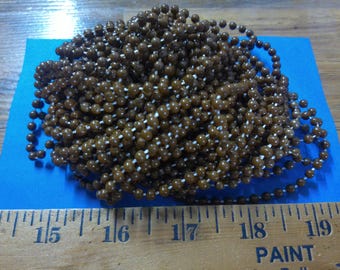 Wood Brown Beading Chain~Sew On~4MM~10 Yards