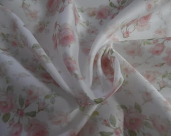 Cotton Sateen-Custom Printed~Roses Roses Roses~12"x27"