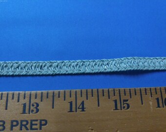 Reclaimed Hat Making Straw~Light Green~3/8"~BTY