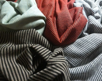 STASH BUILDER!  Micro Stripe Tissue Jersey Assortment~Four Colors~Great for Socks & Miniatures