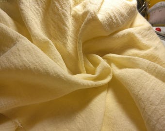 BASEMENT BARGAIN! 100% Cotton Gauze~Cream~47"x48"~Semi Sheer~Lt. Weight