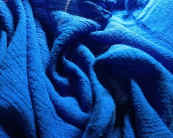 BASEMENT BARGAIN! 100% Cotton Gauze~Royal Blue~23"x48"~Semi Sheer~Lt. Weight