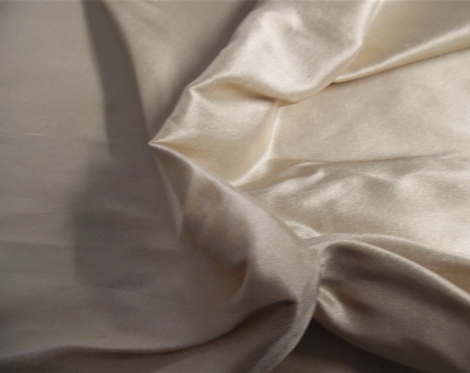 High End Silk Taffeta in Dark Cream~9"x27"