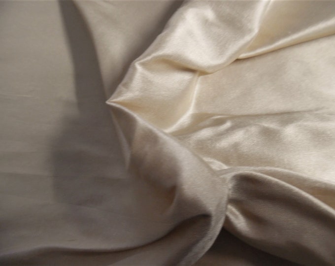 NEW ARRIVAL! Silk Taffeta in Dark Cream~9"x27"