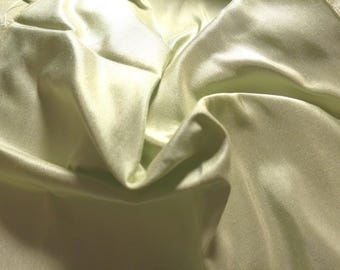 LAST PIECE! Silk Dupioni~Lt. Mint Green~9"x27"~Doll Fabric