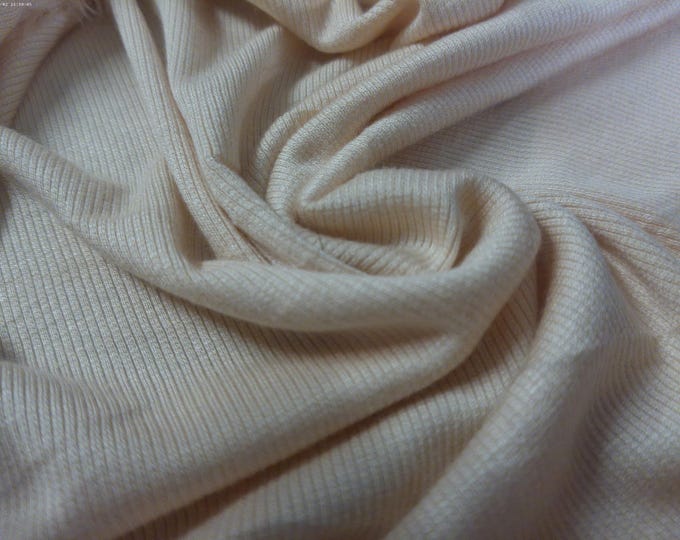 Ribbed Tissue Jersey in Blush Pink~Rayon~12"x40"~Lingerie & Stockings